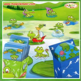Grenouilles Maxi Kinder P�ques 2014 - FT-250-9 et  FT-250-10