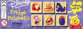 Winnie the Pooh - Fridge Magnets - Tomy - 2005