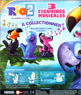 Rio 2 - 3 Figurines Musicales - Nestl