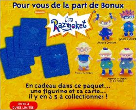 Les Razmoket  - Figurines + Cartes - Bonux