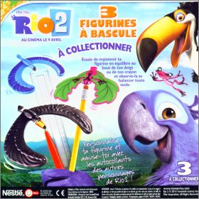 Rio 2 - 3 Figurines � bascule - Nestl�