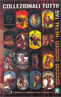 Iron Man - Metal Tag - Collection Preziosi