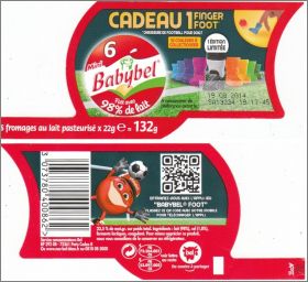 Mini-Babybel Finger Foot 10 couleurs � collectionner - 2014