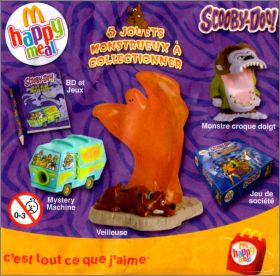 Scooby-doo - 5 jouets Monstrueux � collectionner Happy Meal