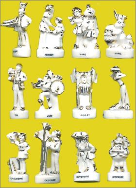 Les Mois de l'Ann�e F�ves Brillantes Filet Or Arguydal 2002