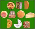 Fromages de France - 10 F�ves Brillantes - Epi folie - 2004