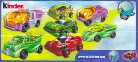 Voitures - Kinder  surprise - UN054 � UN056 et UN062 � UN065
