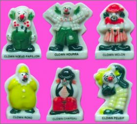 Clowns plats F�ves brillantes plates en relief  Alcara 1999