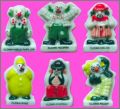 Clowns plats F�ves brillantes plates en relief  Alcara 1999