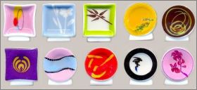 Assiettes d�co - F�ves Brillantes - 2013