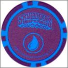 Dos de jeton �l�ment Eau