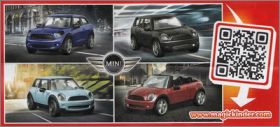 BMW Mini (voitures) - Kinder  surprise - FF167 � FF171