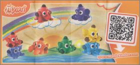 Crayons Animaux - Kinder  Mixart -  FF052 à FF055 - 2014
