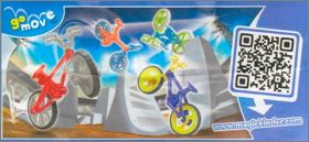 BMX (V�los) - Kinder Go move -   FF159 � FF162 - 2014