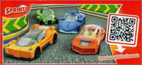Voitures de course - Kinder Sprinty  - FF154 � FF157 - 2014