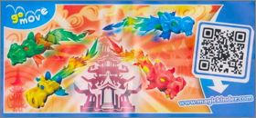 Dragons - Jeux de lancer - Kinder Go Move - FF079  � FF082