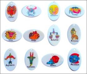 Signes du zodiaque - F�ves Brillantes - Arguydal - 2004