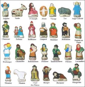 Santons mignons mats- Alcara - F�ves "Petit mod�le" - 2001