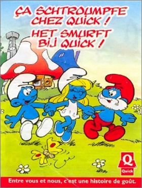 �a Schtroumpfe chez Quick! Het Smurft bij Quick! - P�yo 1996