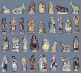 Santons Cr�che Antique - Arguydal - F�ves brillantes - 1999