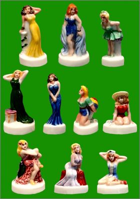 Les Pin-Ups - 2�me s�rie 10 F�ves Brillantes - Nordia - 2003