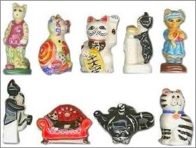 Ma Petite Collection de chats F�ves brillantes Arguydal 2009
