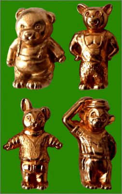 Animaux or - 4 F�ves Dor�es - Succ�s - 1997