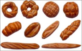 Les pains - F�ves brillantes - B.E.G.- 1997