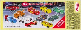 Cars Disney Figurines fluorescentes 3D Collection Zaini 2014