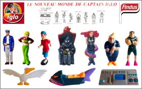 Le nouveau monde de Captain Iglo - Figurines Findus - 1998