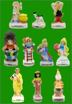 Asterix nouveau mill�naire - 10 F�ves mates - Arguydal 2002