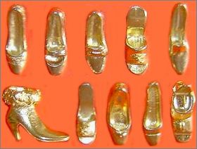 Escarpins dor�s  - F�ves Dor�es  - Alcara - 2005