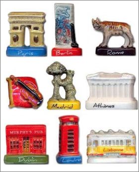 Les capitales europ�ennes - 9 F�ves Brillantes - 2013