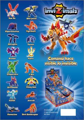 Invizimals - 16 Figurines - Comansi - S�rie 1 - Espagne 2009