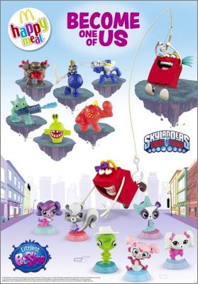 Littlest Pet shop - Skylanders - Happy Meal - Suisse - 2014