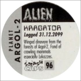 Alien Smash - 96 Caps Panini - 1995 - Angleterre