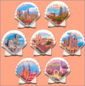 Chemins de Compostelle - 7 F�ves Brillantes - Clamecy