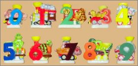 Trains en folie - Bougeoirs Medium - 10 F�ves Brillantes