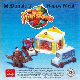 The Flintstones - Happy Meal - Mc Donald - 1994