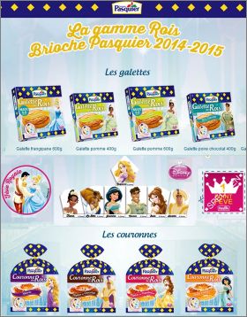 Princes et Princesses - 7 Fèves Brillantes - Pasquier - 2015