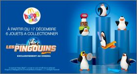 Les pingouins de madagascar  - Happy Meal Mc Donald - 2014