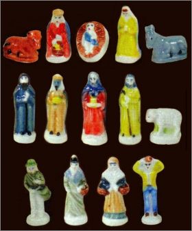 Santons - 14 F�ves Brillantes - Aldi - 2015