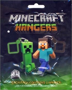Minecraft - Hangers - Sachet myst�re - 10 Porte-Cl�s - 2014