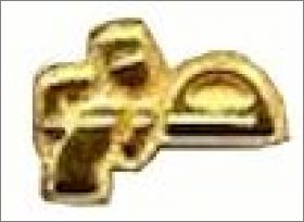 Logo des Artisans boulangers -1 F�ve M�tal dor� - 2012