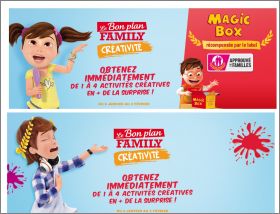 Le Bon plan Family Cr�ativit� - Magic Box - Menu Top - Quick