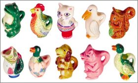 Pichets animaux - 10 F�ves Brillantes - Prime - 2006