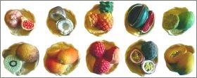 Les fruits exotiques - 10 F�ves mates - 2012