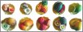 Les fruits exotiques - 10 F�ves mates - 2012