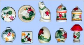 Emaux de Longwy - Capucines - 10 F�ves Brillantes Prime 2009