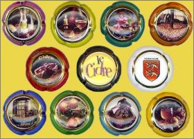 Les capsules de cidre de Normandie 11 F�ves brillantes 2007